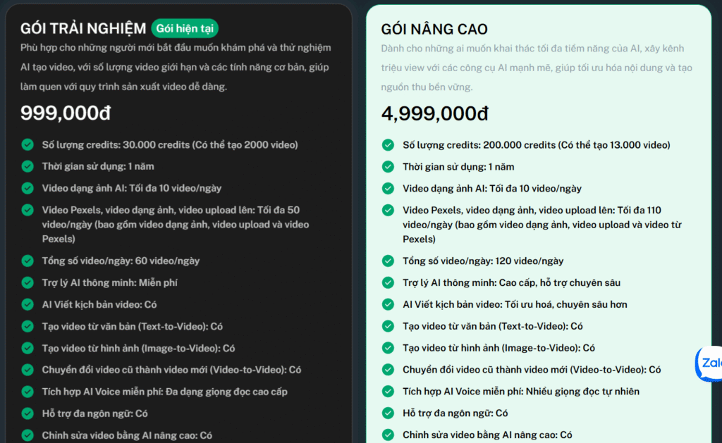 dung thu cong cu tao video AI de lam video ban hang va affiliate