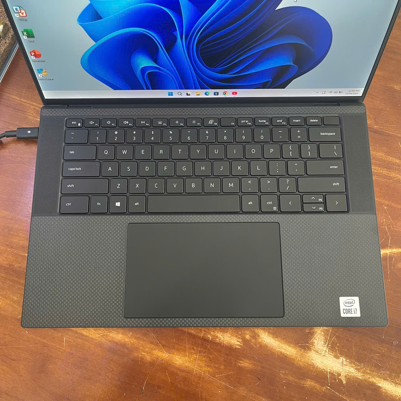 Dell Precision 5550 i7-10850H, RAM 16GB, SSD 512GB NVMe, NVIDIA Quadro T1000 4GB - Ảnh 3