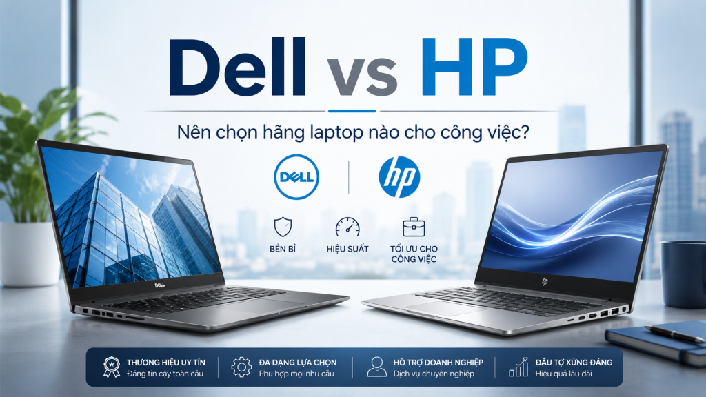 Dell vs HP: Nên Chọn Hãng Laptop Nào Cho Công Việc?